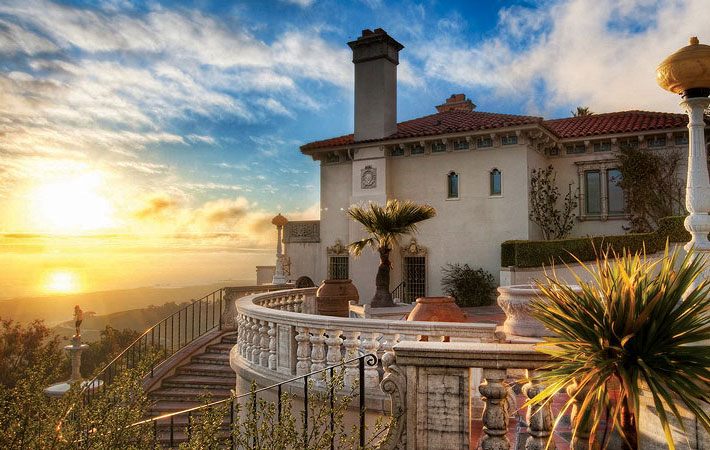 hearst mansion vistas